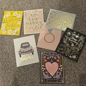 Set of Rifle Paper Co Cards